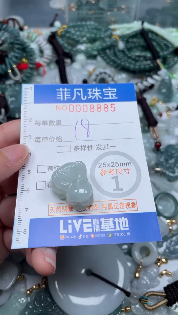 【闪购商品】翡翠颈饰未镶嵌00..8885