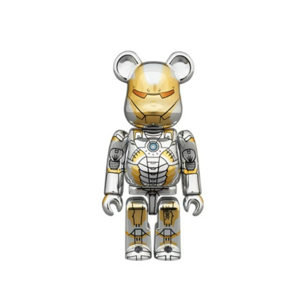 【山哥ST】bearbrick 空山基钢铁侠初代潮流玩具 1000%