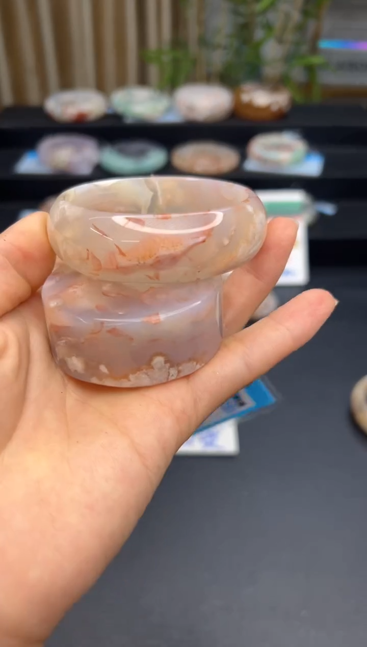 【闪购商品】石英质玉手镯未镶嵌A1592(55圈赠送镯心)