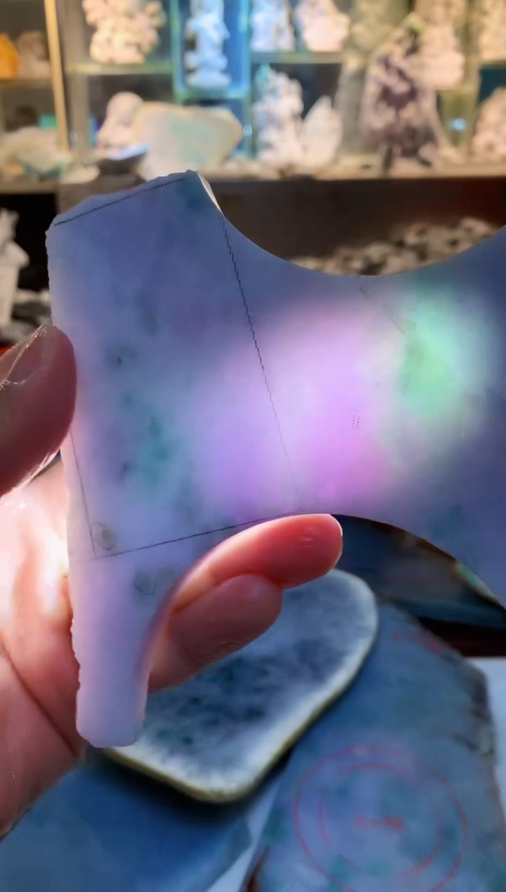 翡翠裸石0朗0翡翠珠宝999