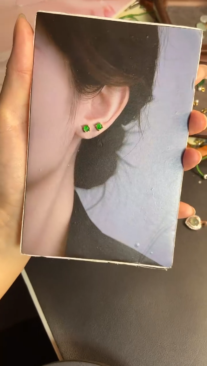 翡翠银S925镶嵌吊坠(不含链)1