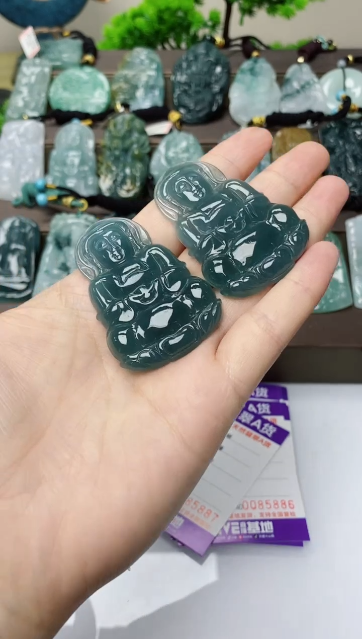翡翠未镶嵌颈饰多样性一件发货