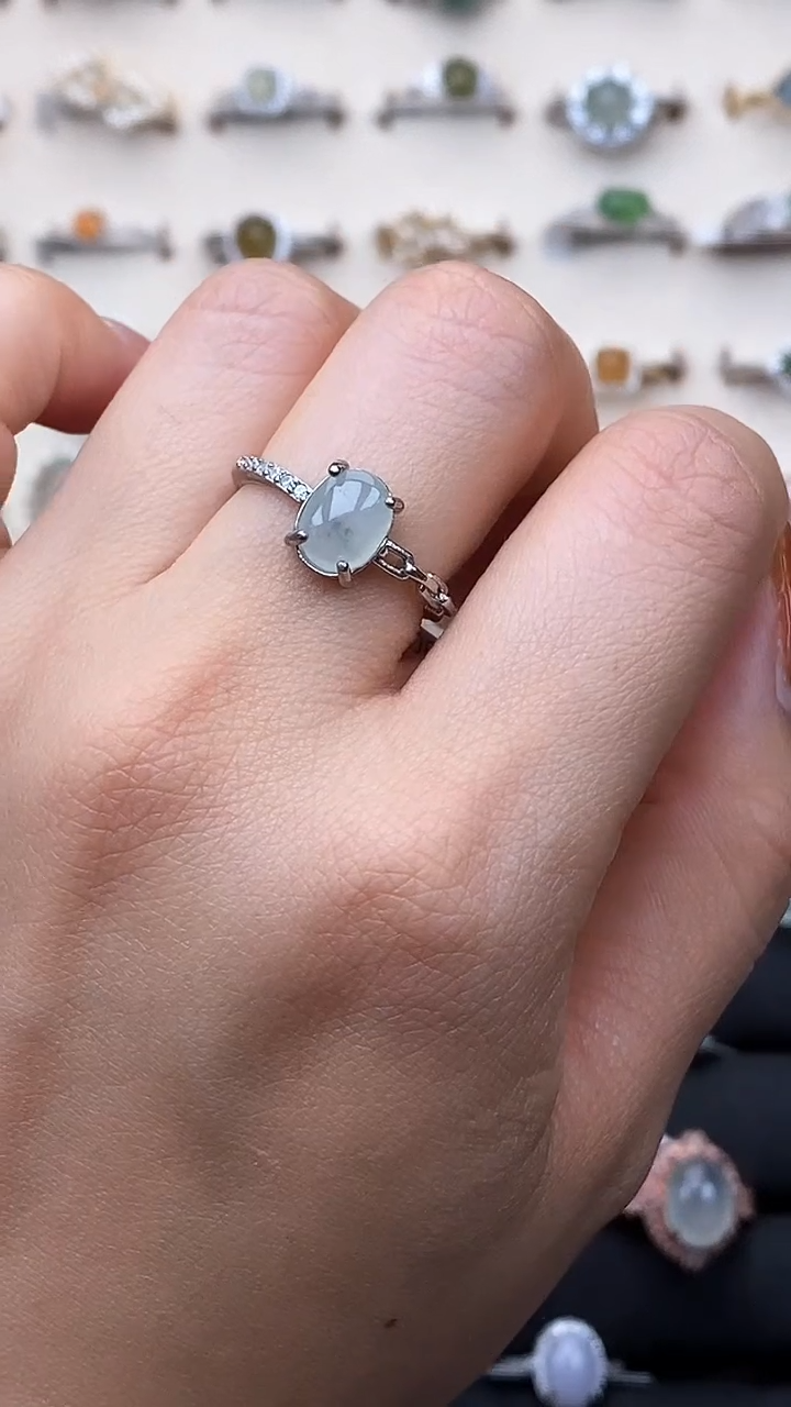 【闪购商品】翡翠戒指未镶嵌女款