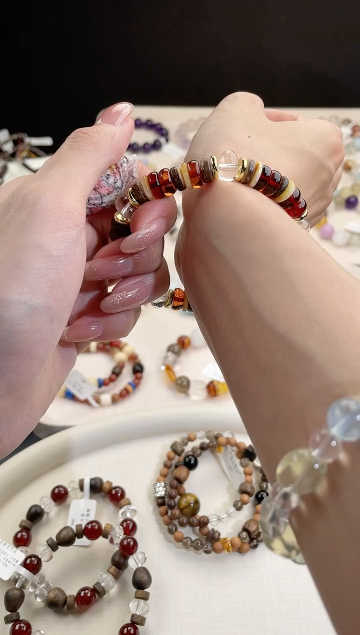 未镶嵌手串水晶?***羅天然水晶多宝手串