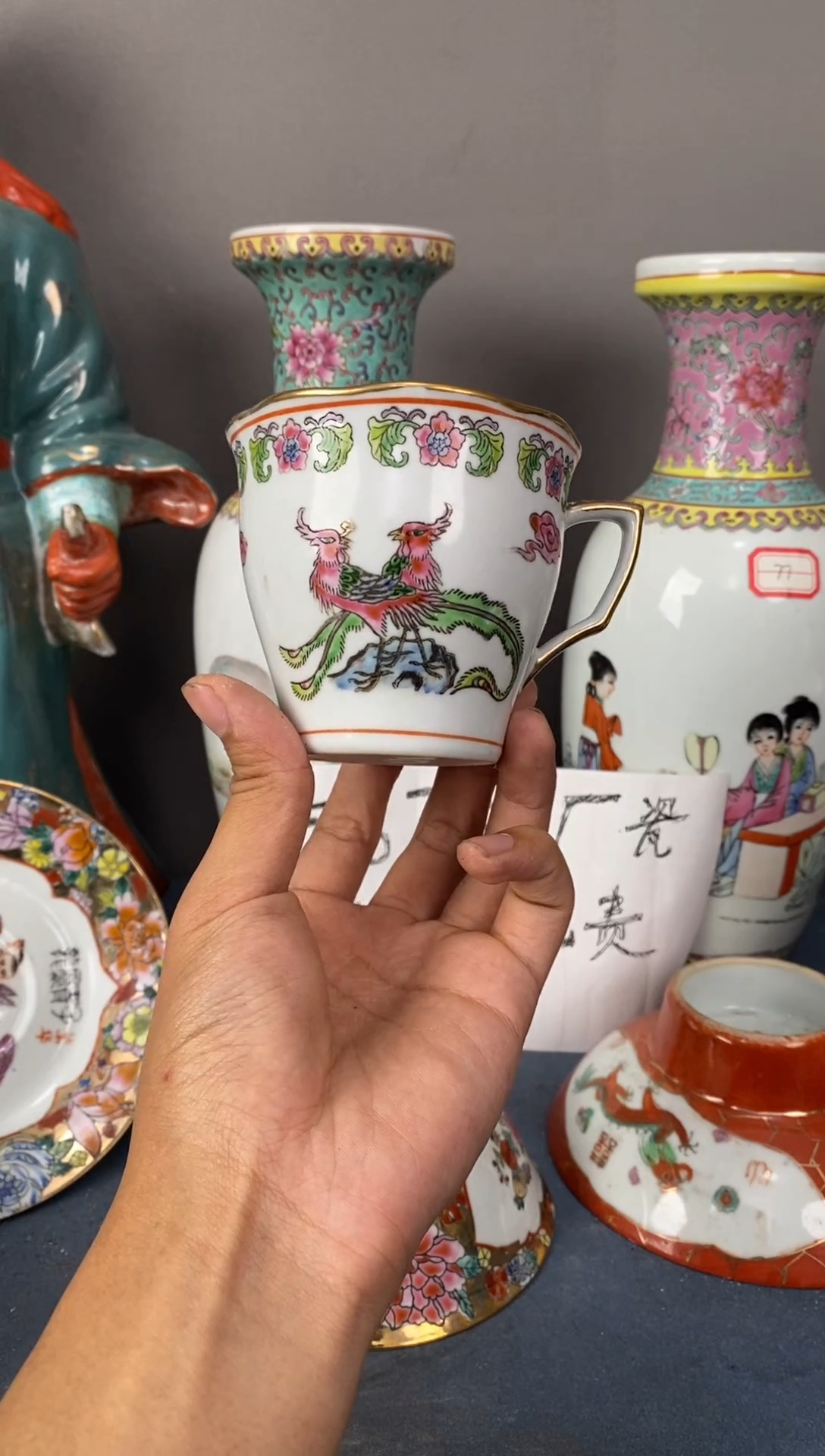 摆件陶567老厂瓷微瑕慎拍（已开价）