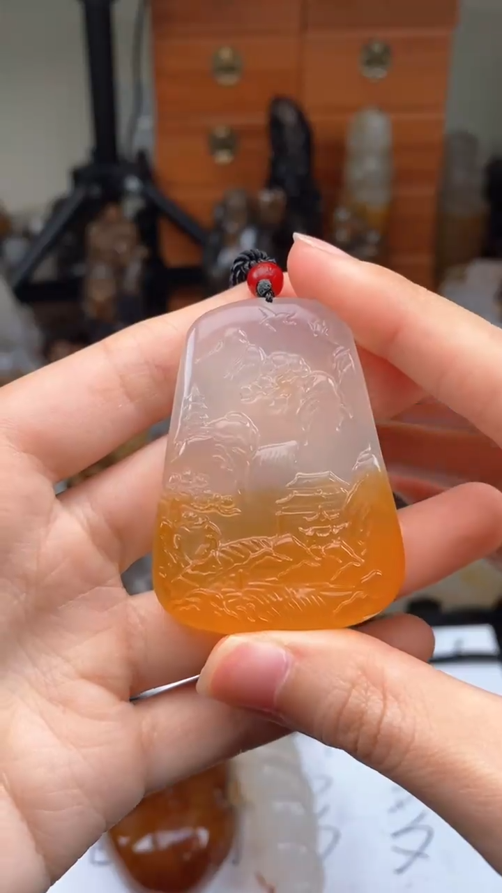 【闪购商品】玛瑙/玉髓颈饰未镶嵌AA