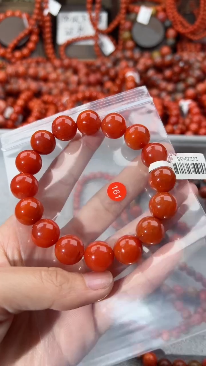 【闪购商品】南红玛瑙手串未镶嵌13+