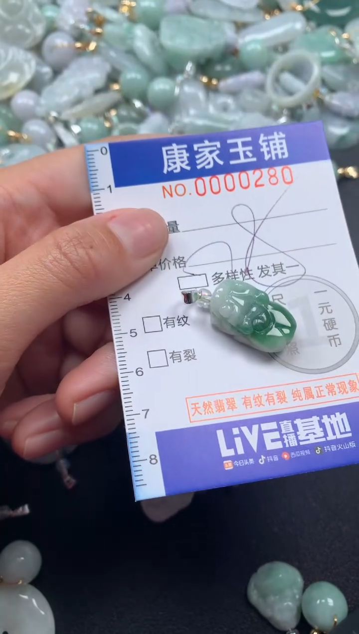 颈饰未镶嵌翡翠280