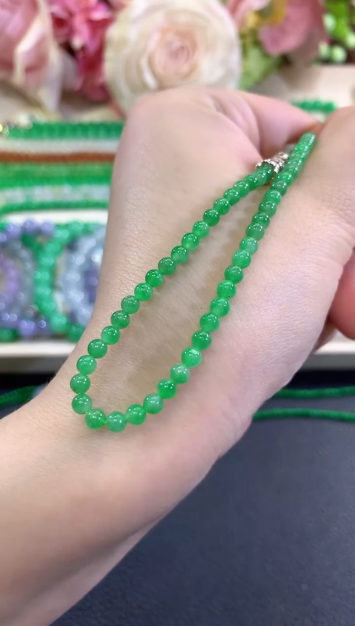 未镶嵌手串翡翠d47  