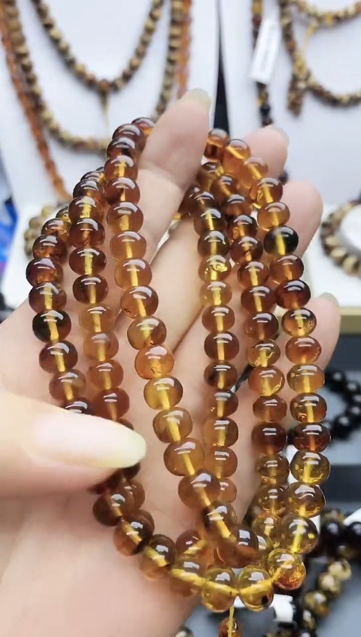 【闪购商品】琥珀颈饰未镶嵌8琥珀