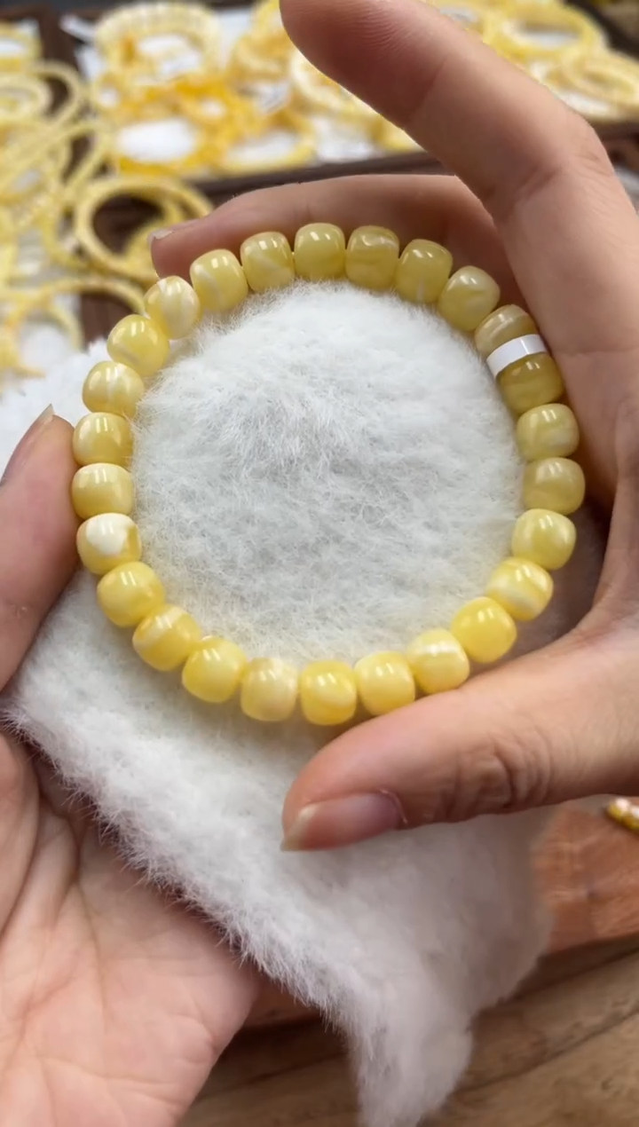 【闪购商品】蜜蜡裸石未镶嵌蜜蜡手串没品控