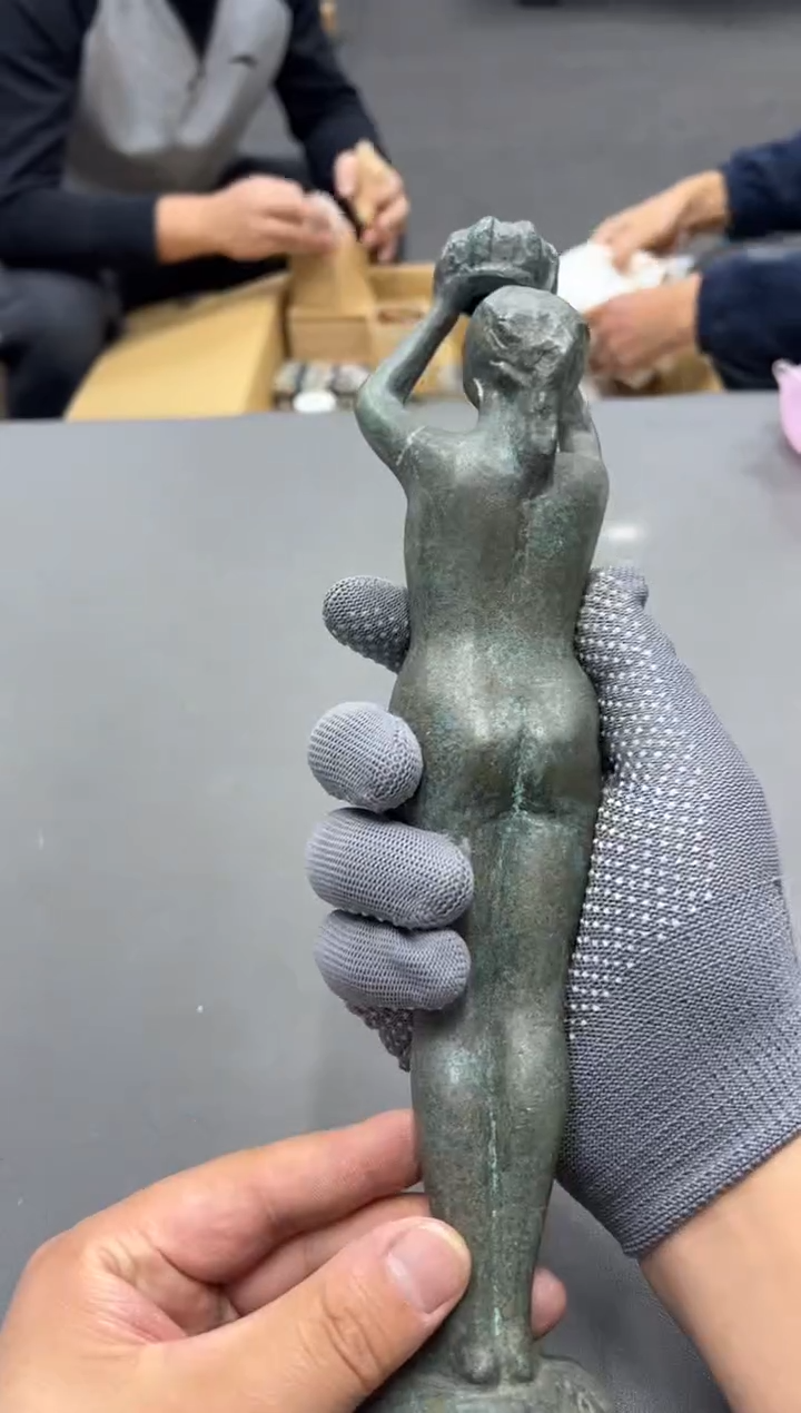 铜曹***人工艺品小四孤品收藏