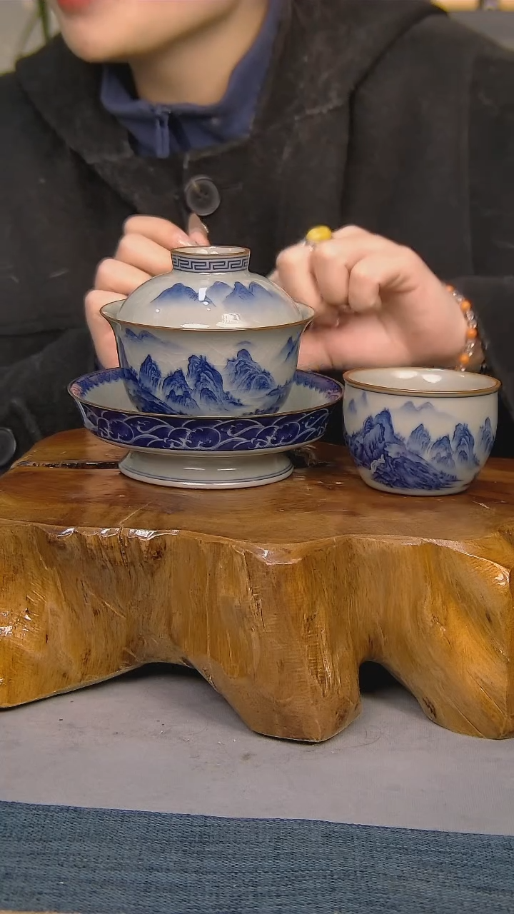 【闪购商品】2件套陶瓷茶具家用简装系列