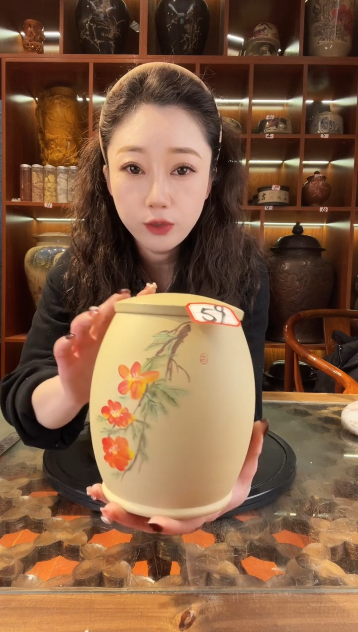 【闪购商品】缸云南建水紫陶白泥小茶罐@59