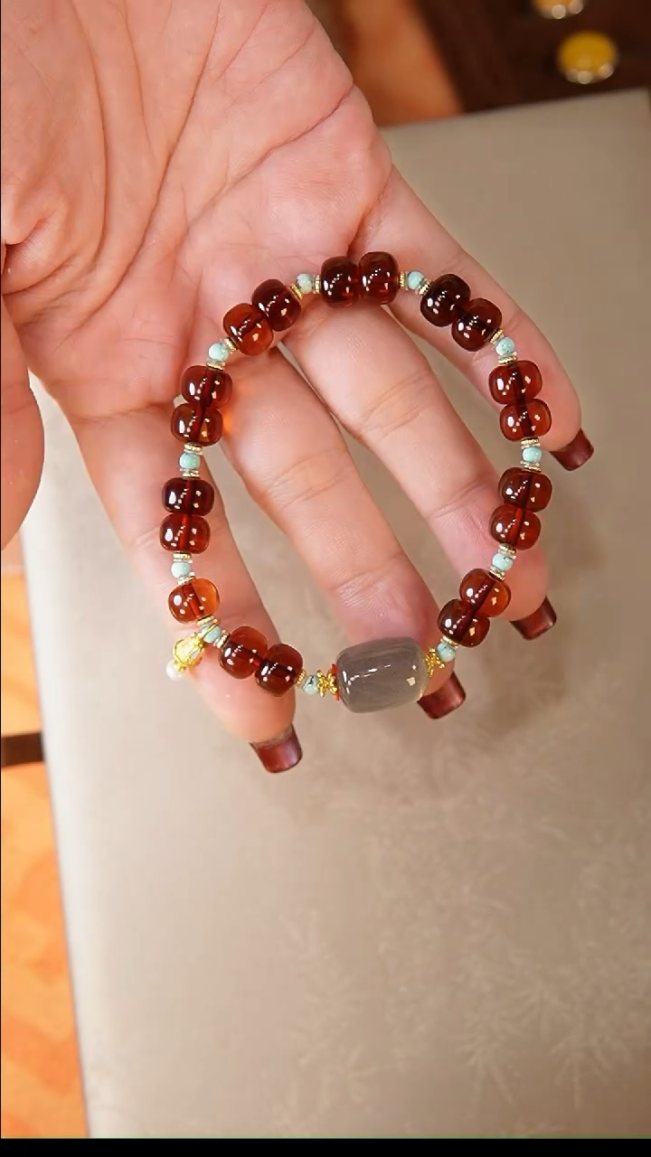 【闪购商品】血珀手链未镶嵌手串