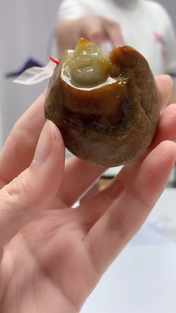 【闪购商品】定制翡翠未镶嵌4812zm-毛货挂件佛公116