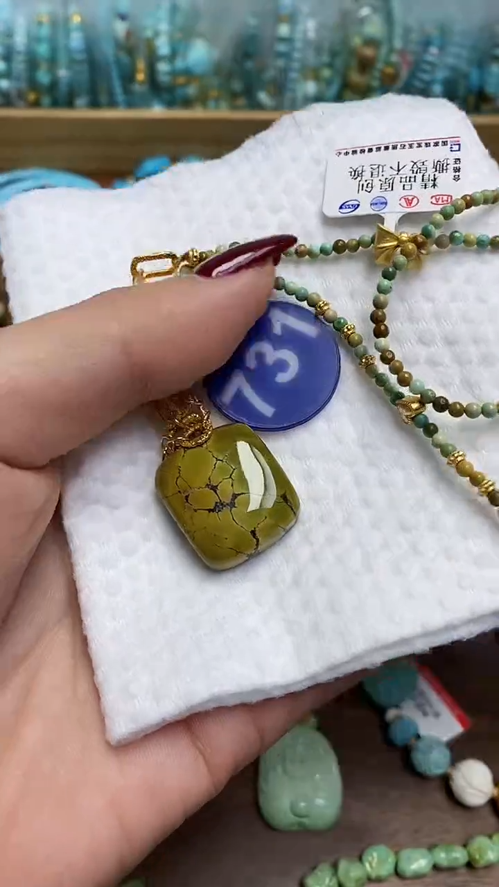 【闪购商品】绿松石项链未镶嵌731