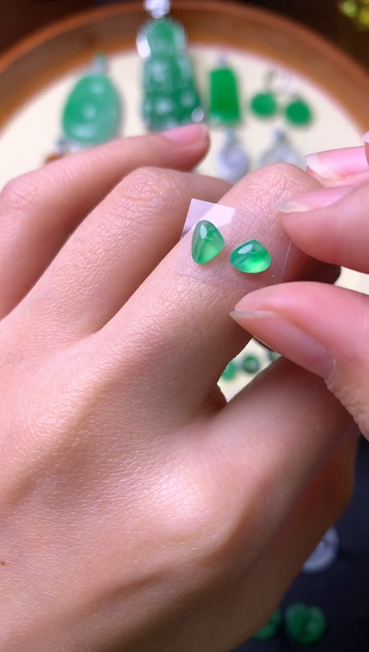 【闪购商品】定制翡翠未镶嵌裸石（镶嵌定制）