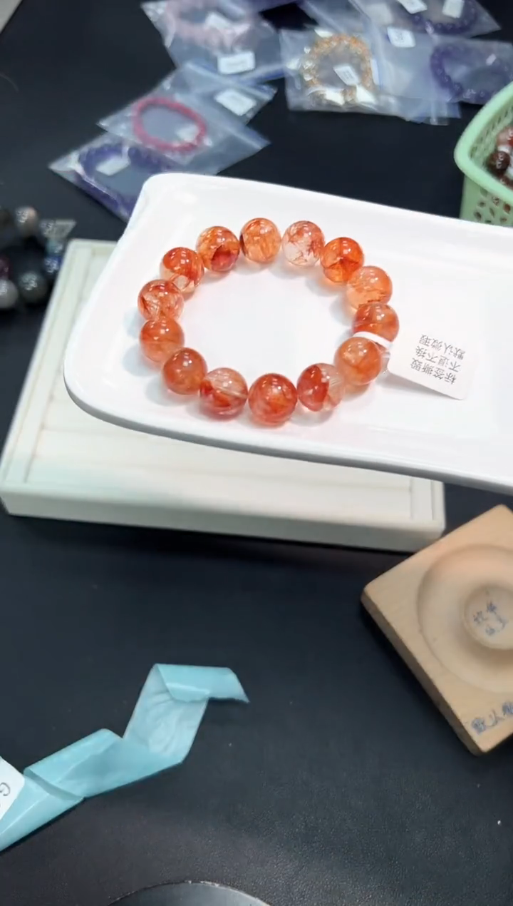 【闪购商品】水晶手串未镶嵌66G多样性发其一/1条默认微瑕