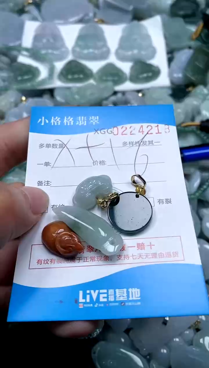 【闪购商品】翡翠颈饰未镶嵌闪购商品0224218