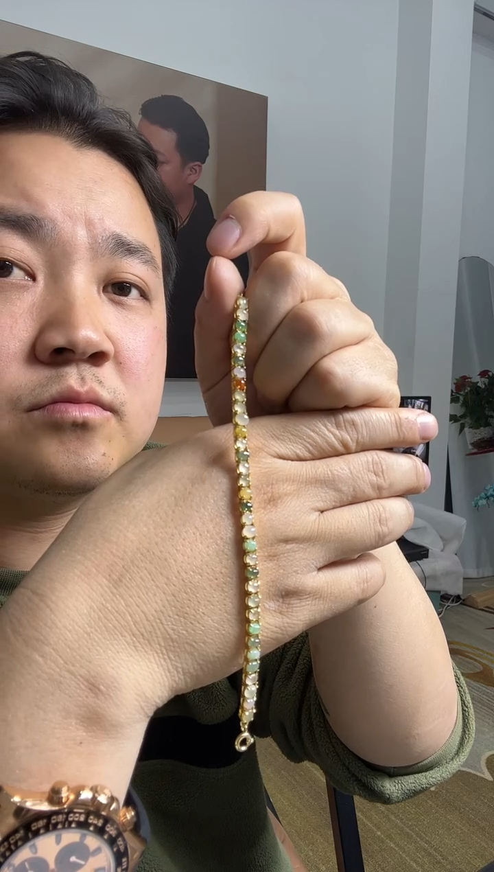 【闪购商品】翡翠手链未镶嵌手链