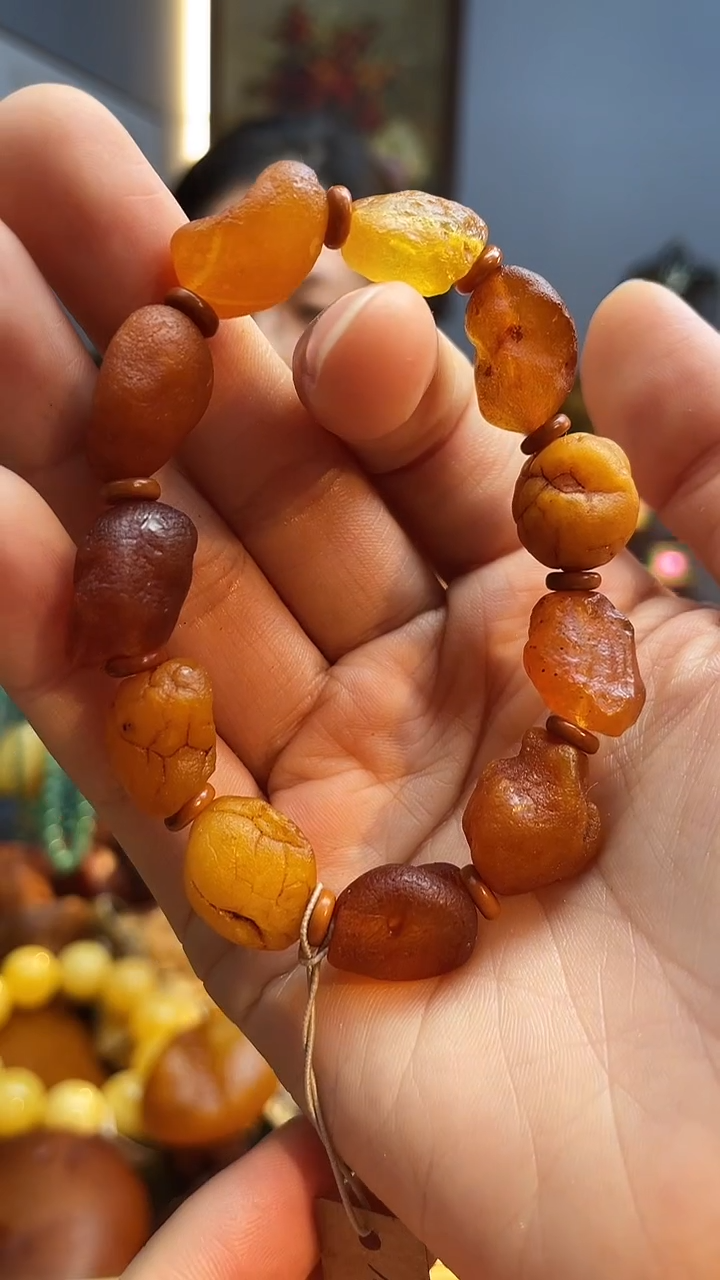 未镶嵌琥珀手串手串