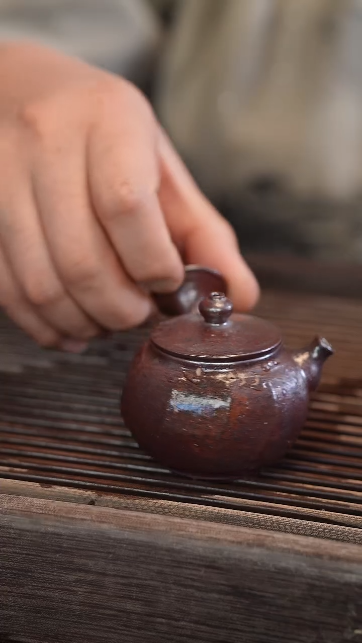 茶壶紫砂原矿手工制作80cc