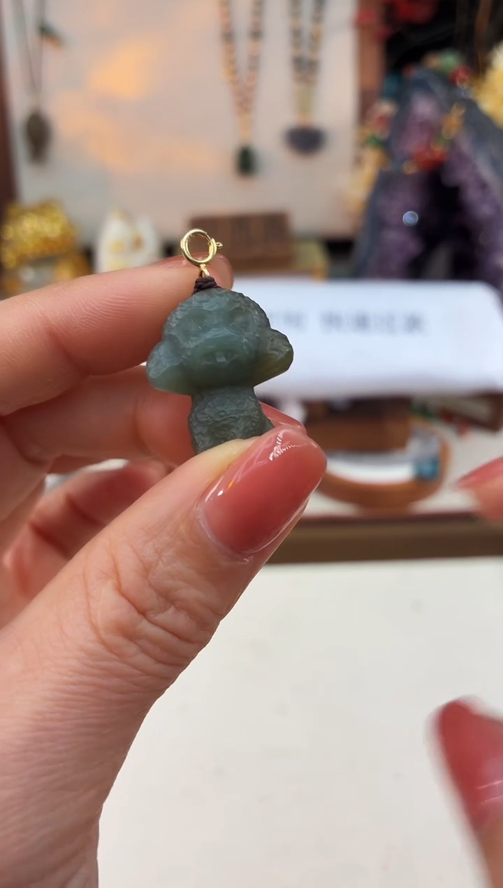 未镶嵌和田玉吊坠@@A221D019864