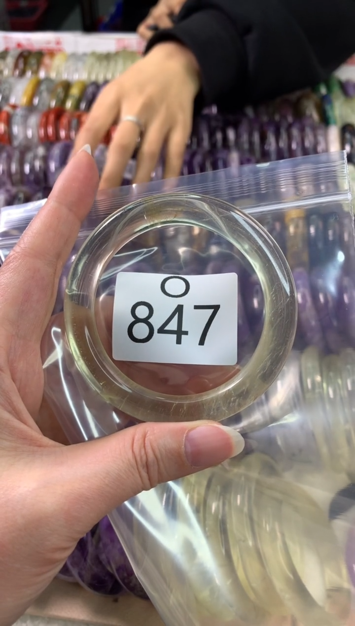 【闪购商品】水晶水晶手镯O未镶嵌847-52