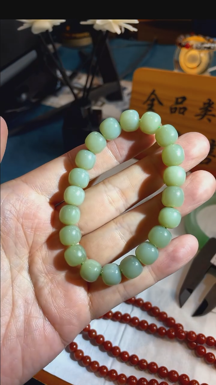 未镶嵌串定制和田玉5082号