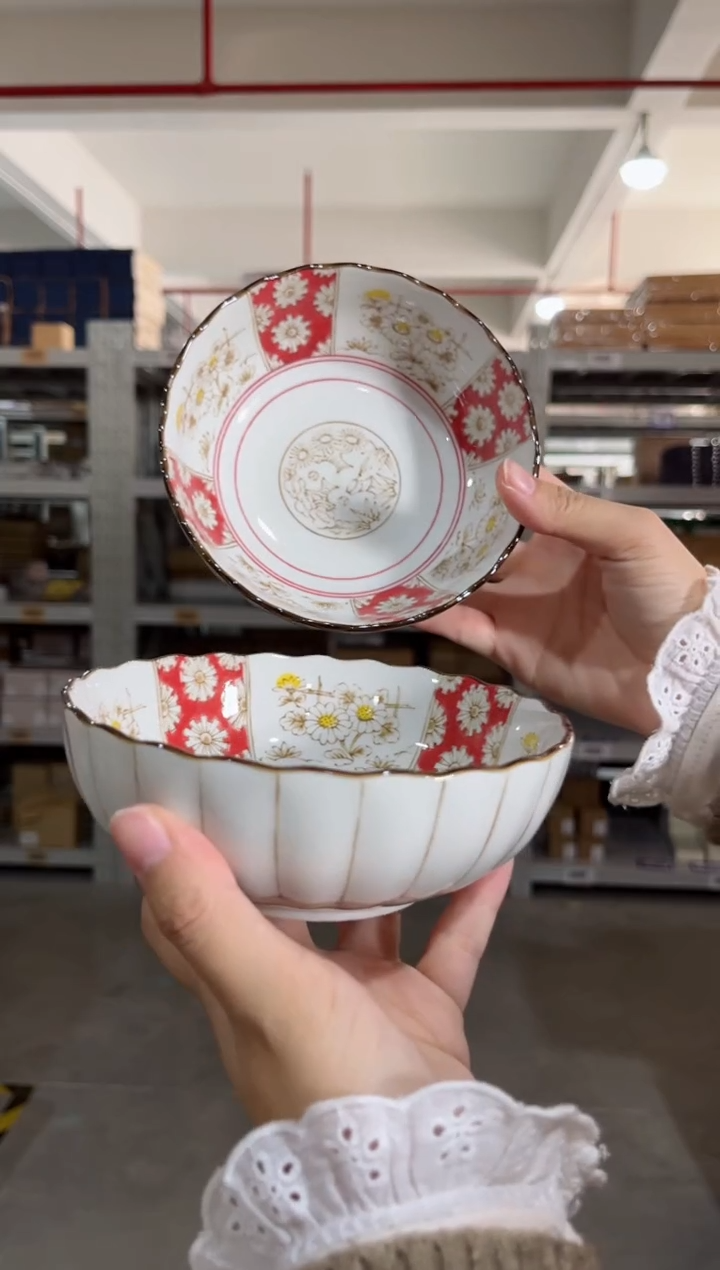 【闪购商品】瓷片2个和颜悦色小钵