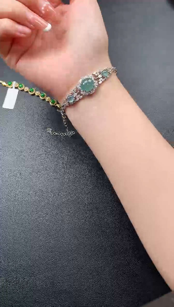 【闪购商品】翡翠戒指银S925镶嵌54241421