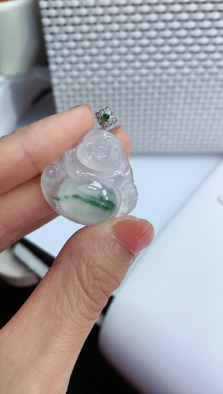 【闪购商品】翡翠颈饰未镶嵌佛公