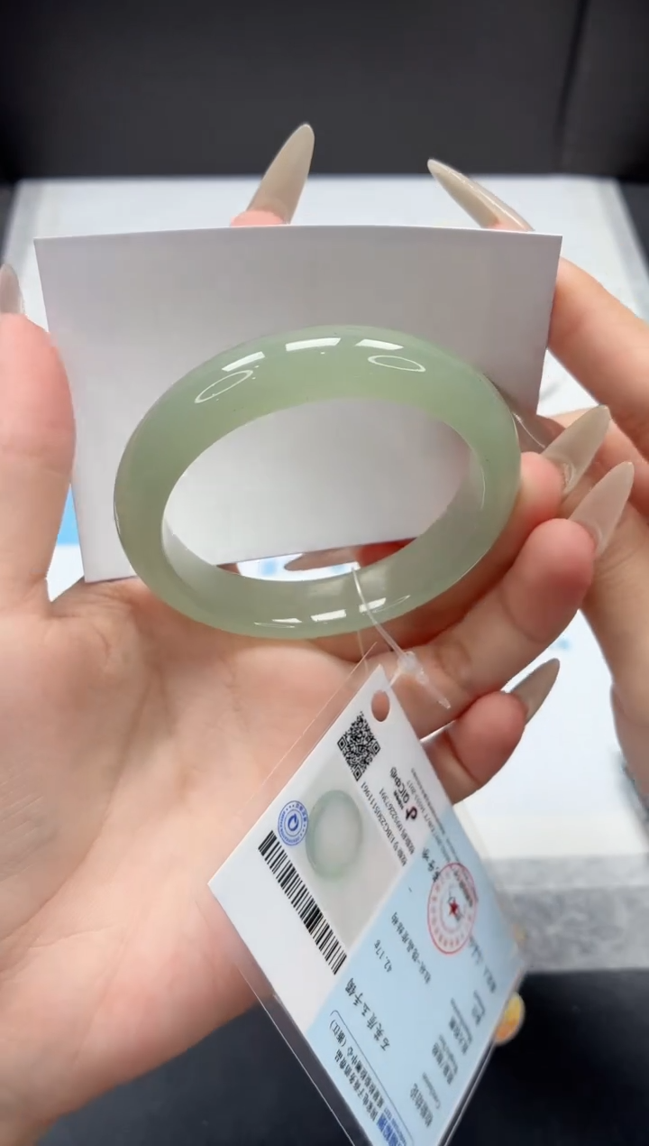 石英质玉手镯未镶嵌352/东陵玉54.2