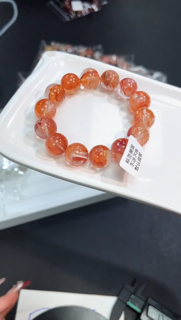 【闪购商品】水晶手串未镶嵌18j多样性发其一/1条15mm默认微瑕