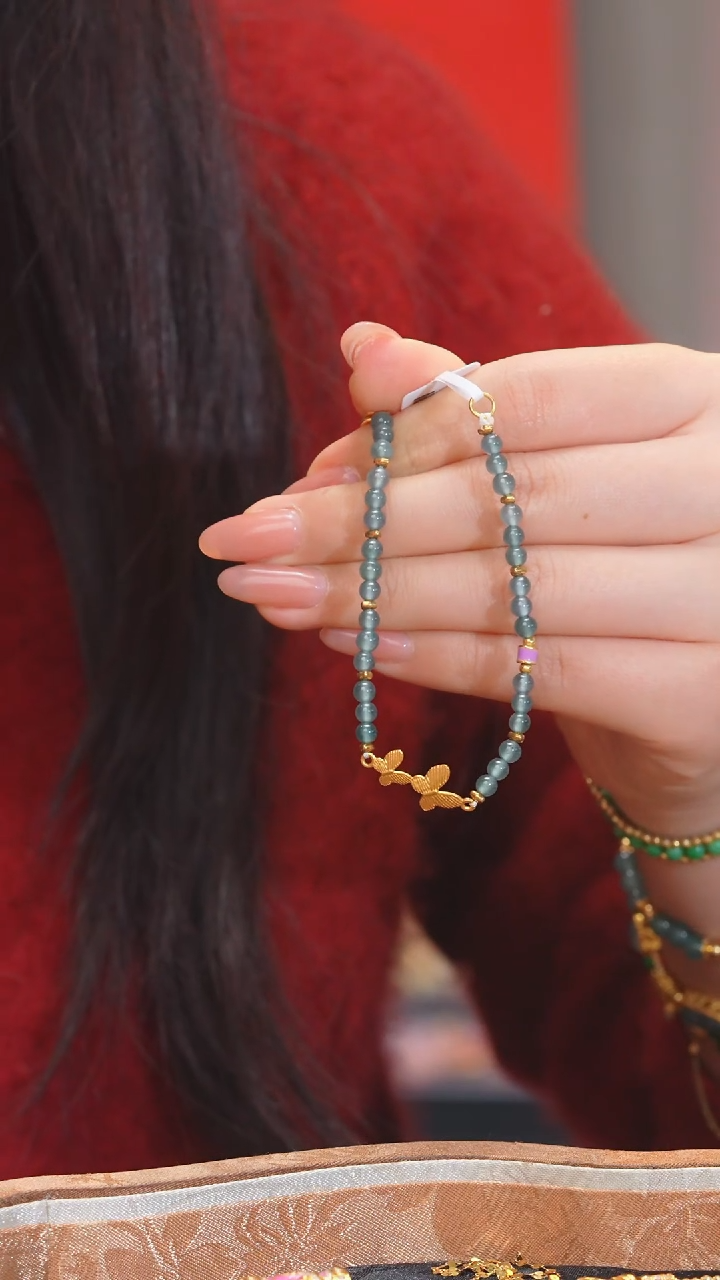 【闪购商品】翡翠手链未镶嵌多样性发@@N7257