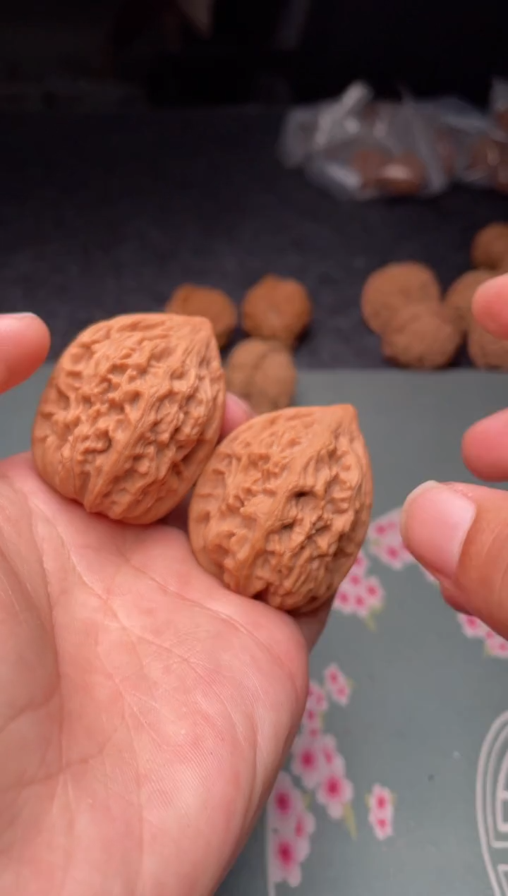 把件文玩核桃a300   鸡心    37尺