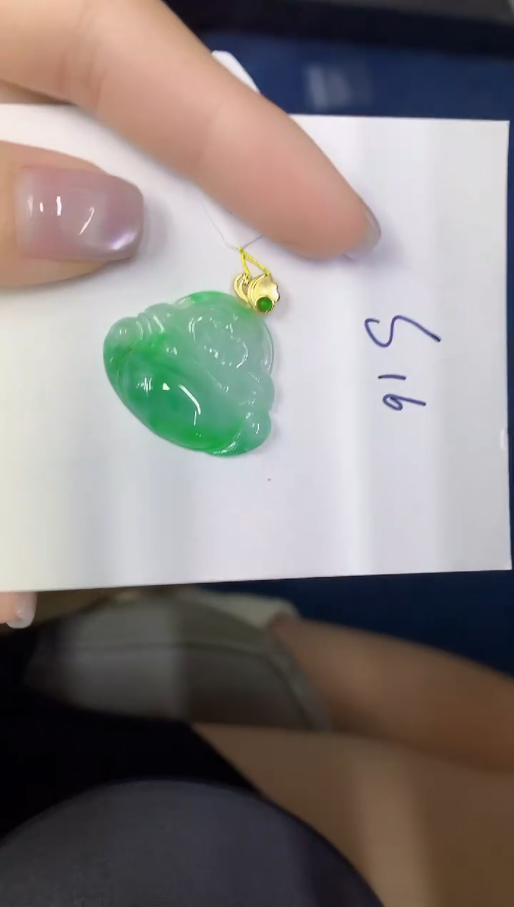 颈饰未镶嵌翡翠缅甸天然翡翠A货