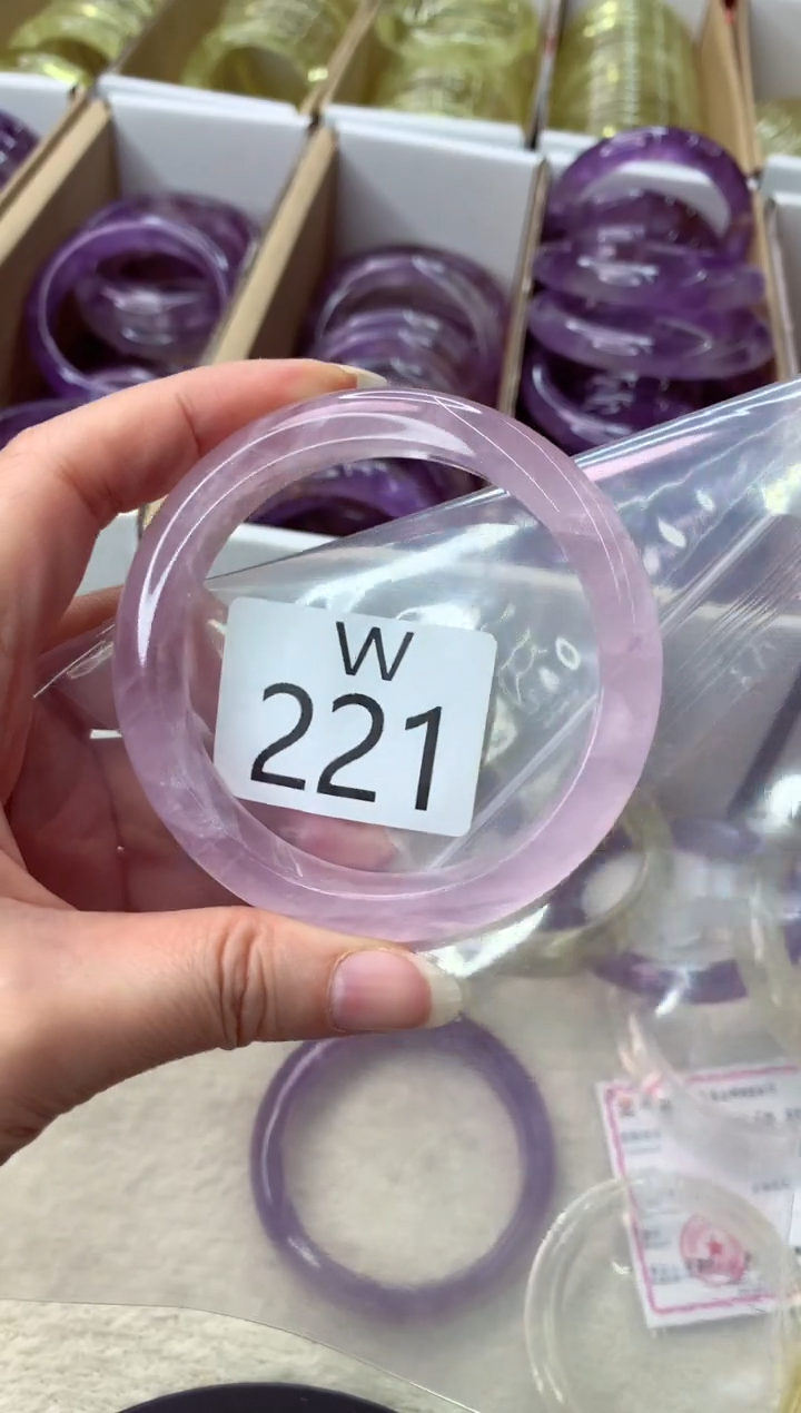 未镶嵌手镯水晶珠*W221-59