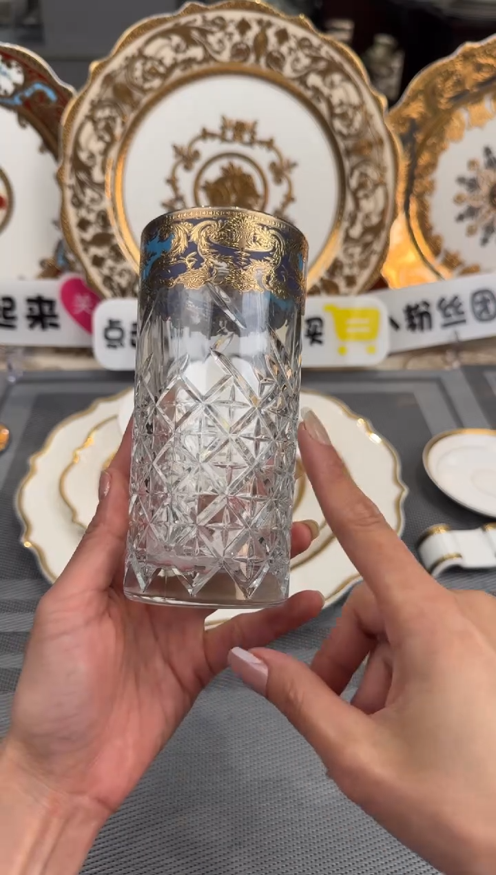 【闪购商品】瓷片水杯2个福利款微瑕