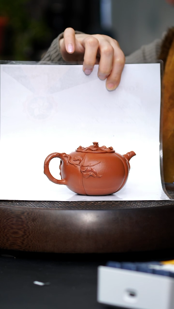 纵****8JCY-0380柿影摇红（王腾飞）-朱泥-200cc