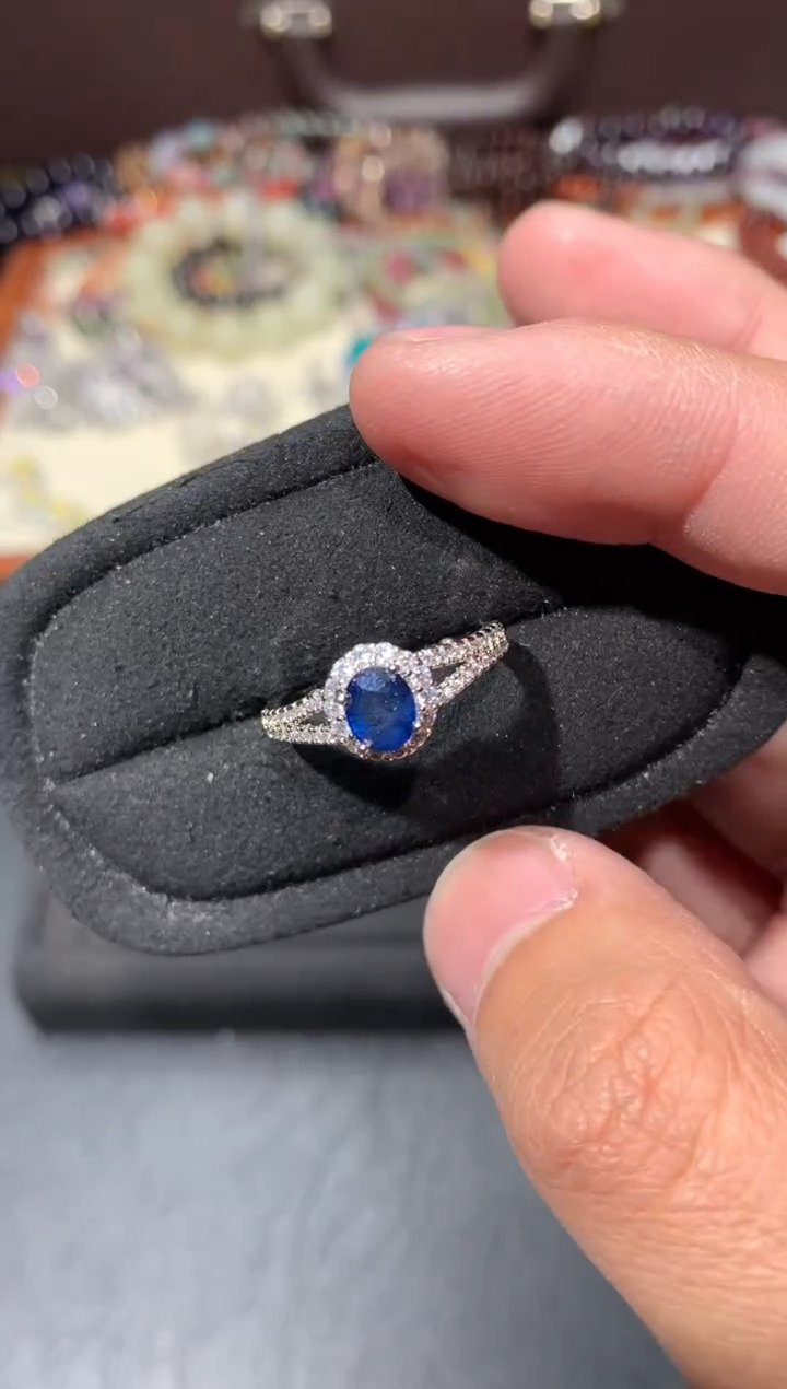 戒指蓝宝石未镶嵌K83【多样性发其一】