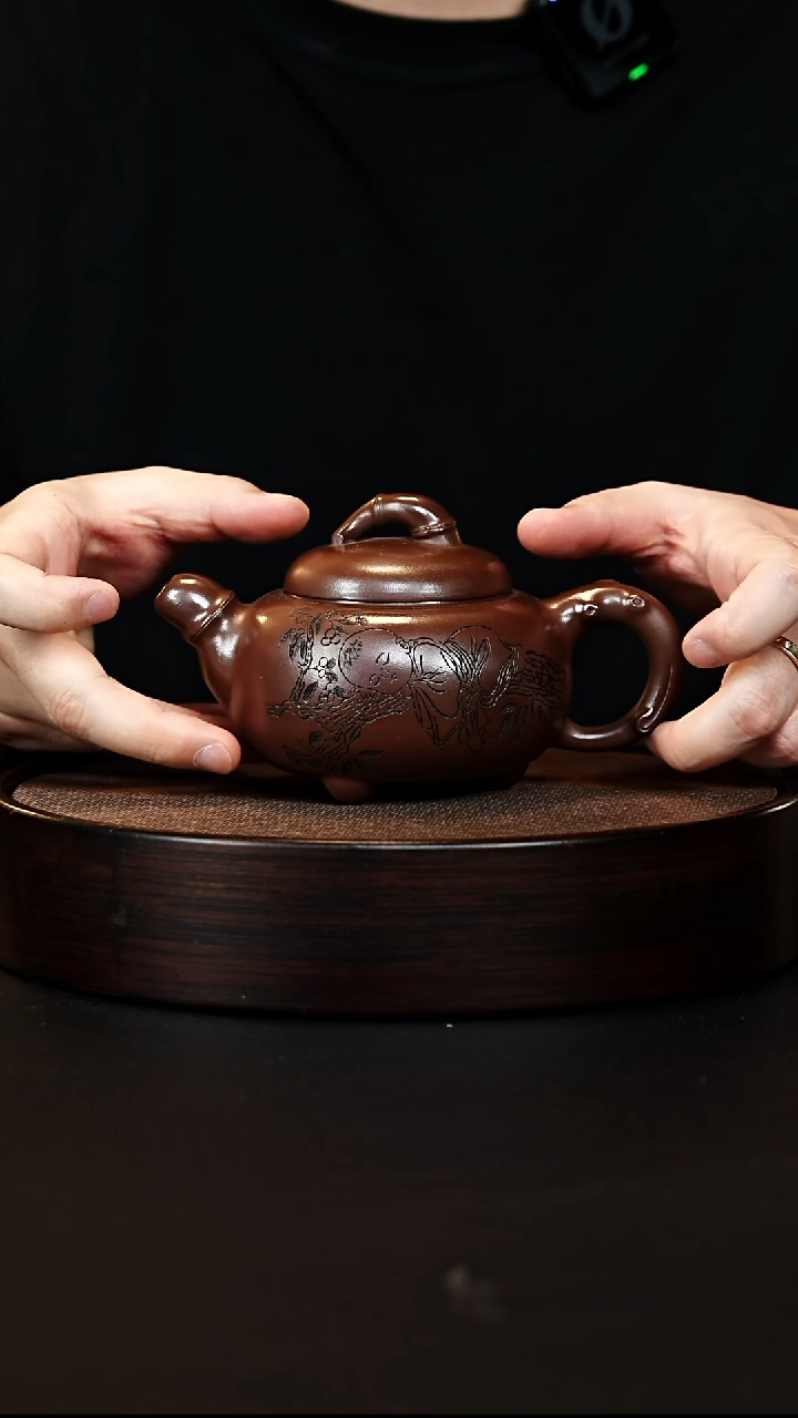 茶壶紫砂宜兴紫砂壶h13018