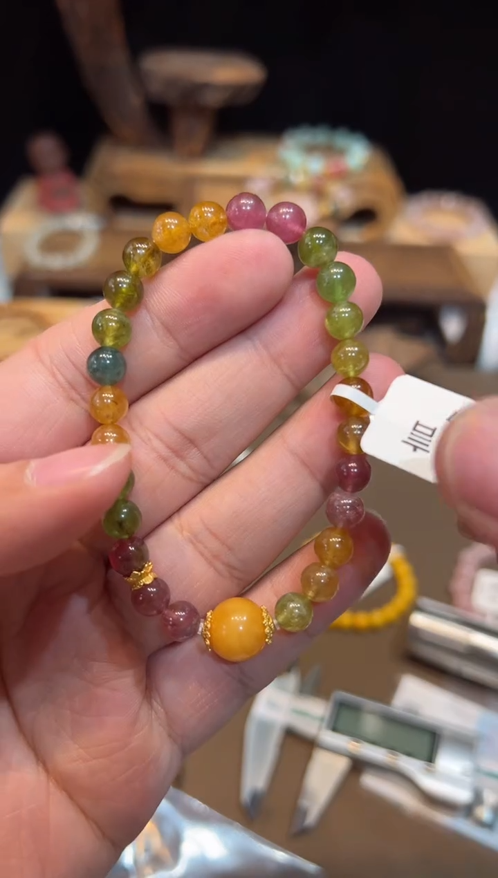 【闪购商品】碧玺手链未镶嵌手饰@@6617