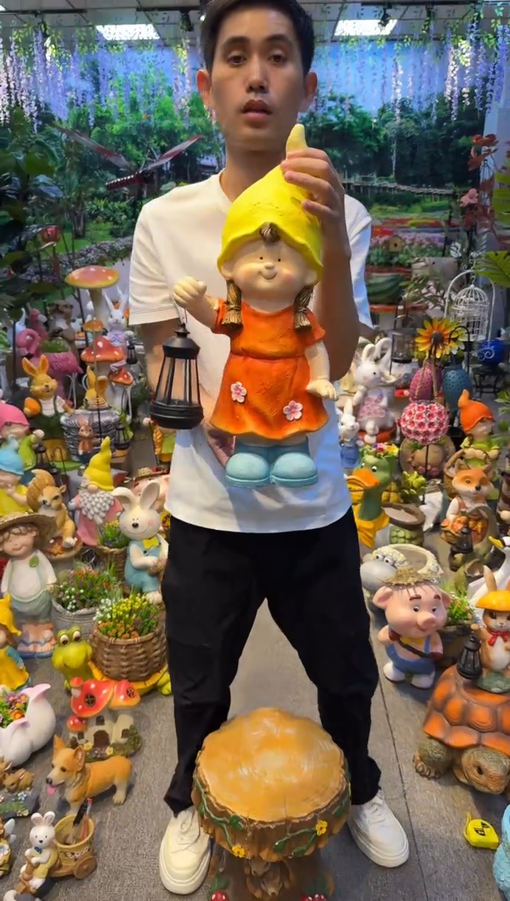 无花朵花园庭院摆件&00&