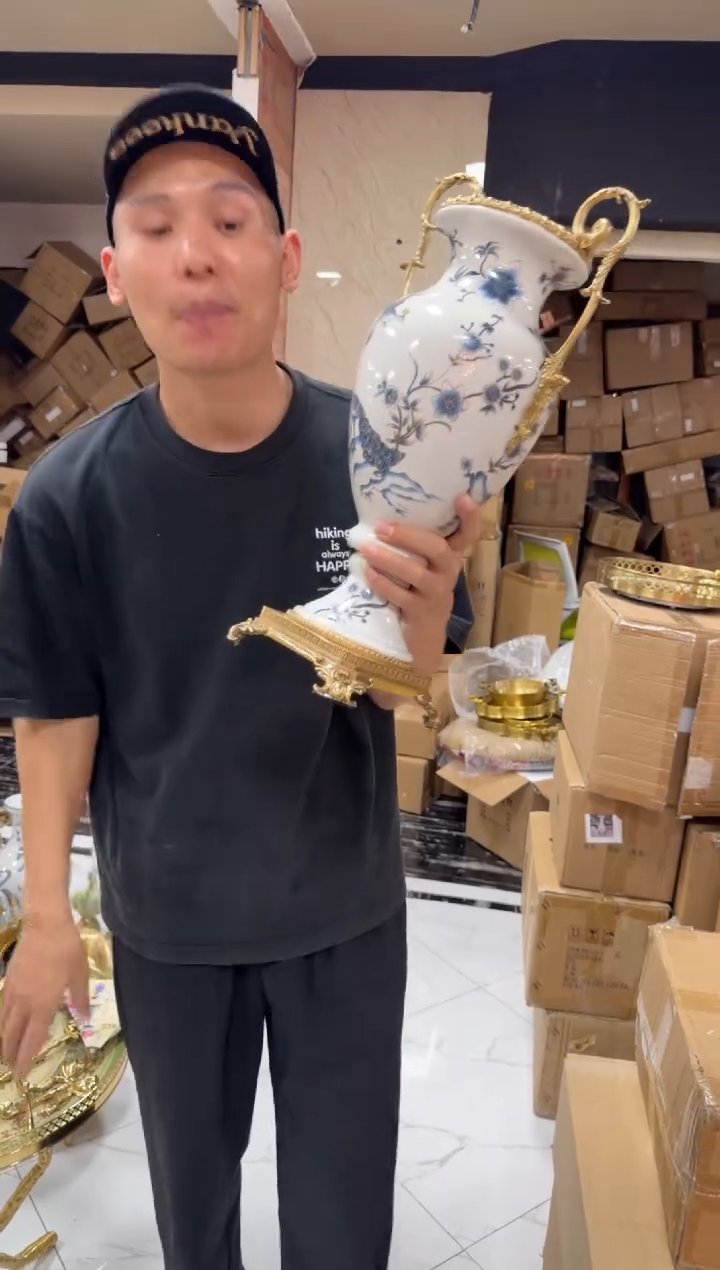 黄铜黛姿家居装饰品摆件  