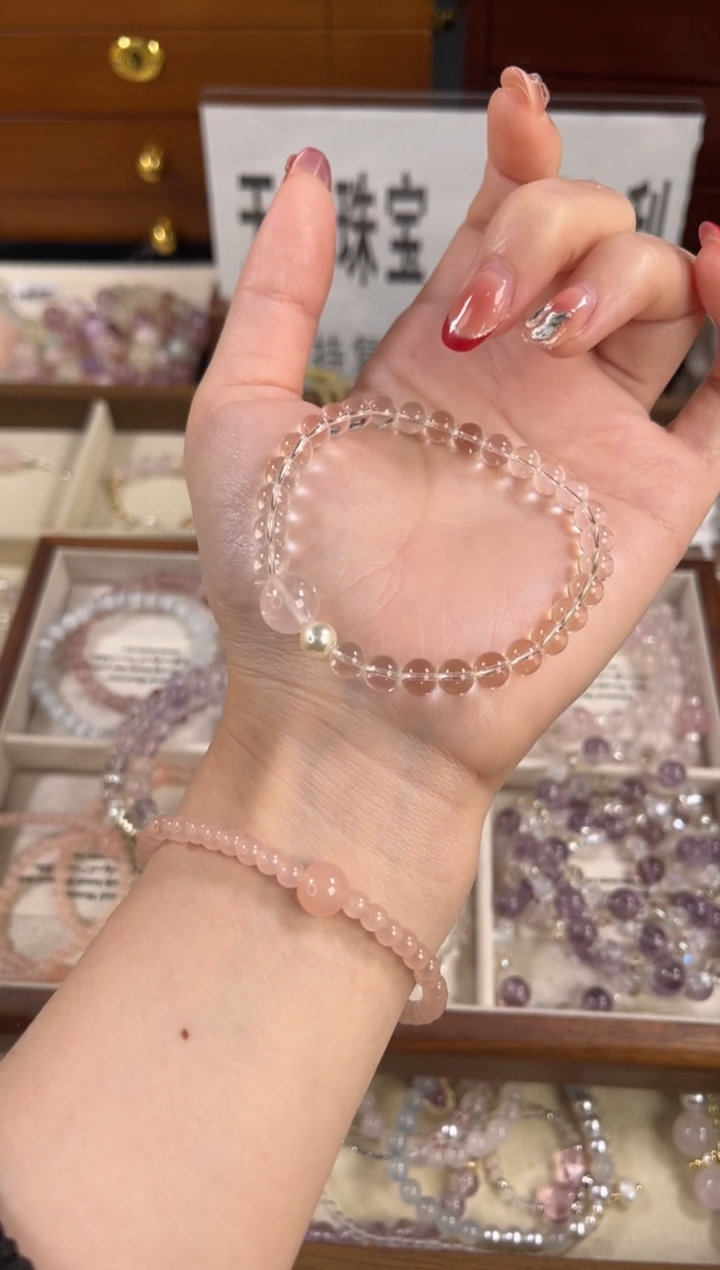 未镶嵌手链水晶         