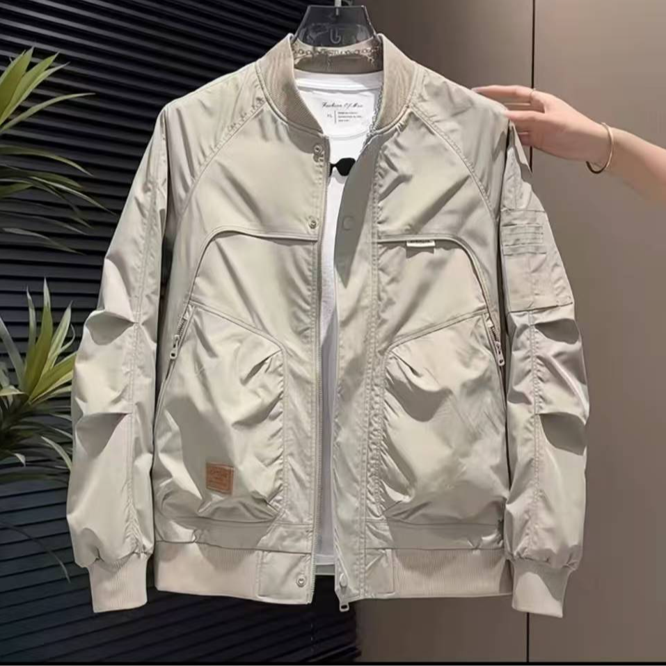 棒球服男士2025新款潮流宽松休闲飞行员夹克秋装工装