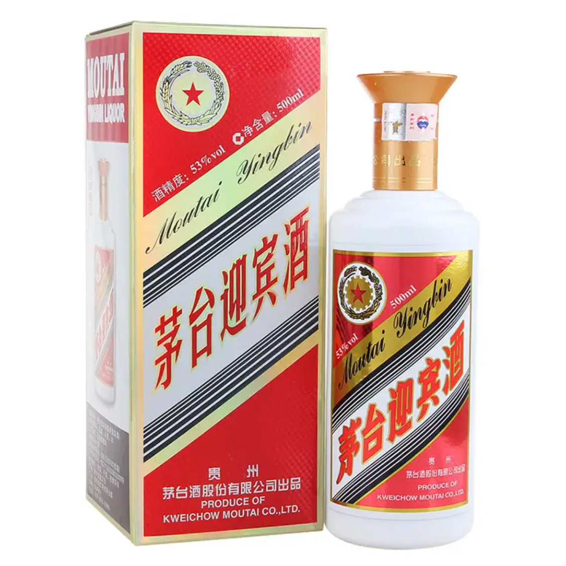 山东ZX 迎宾53度500ml酱香型白酒【一箱六瓶】