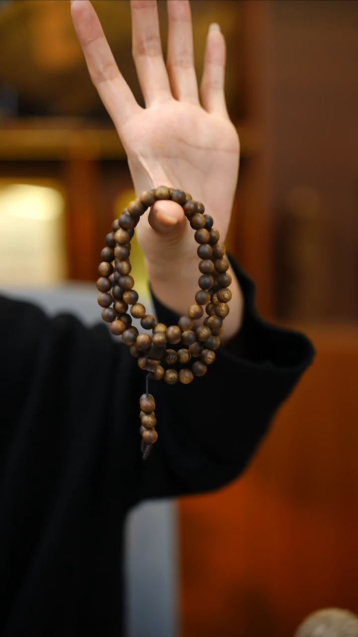 沉香手串张勺子 08圆珠多圈 28克+ 多样性发一